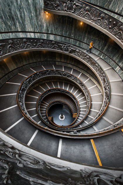 Vatican Staircase, Rome, Italy
