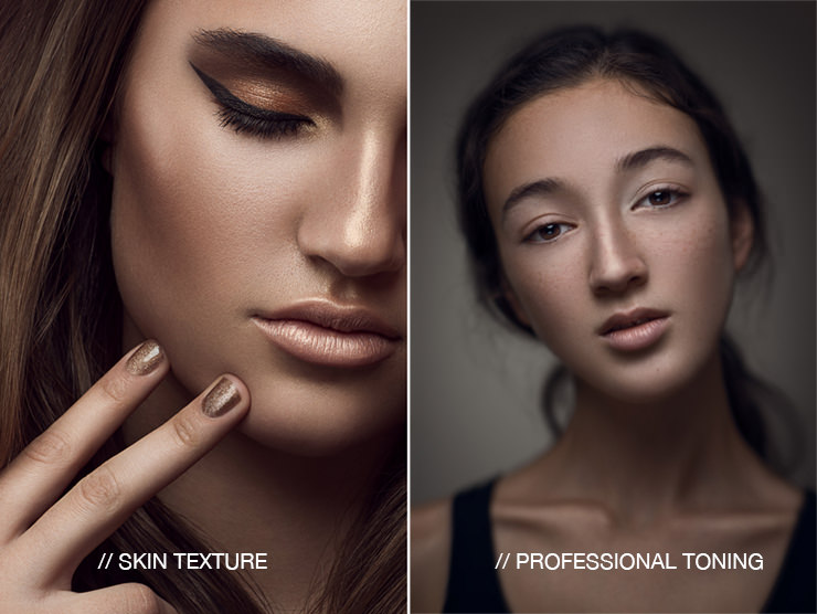 beauty and portrait retouching